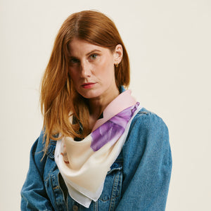 102 Scarf Flamingo, sustainable material & fair production