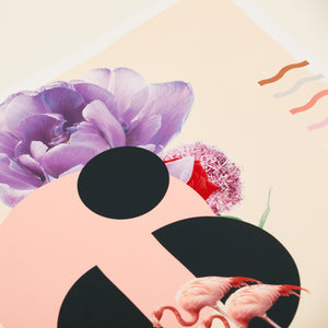 Bedrucktes Tuch Flamingo, nachhaltiges Material & faire Produktion - Nicola Metzger
